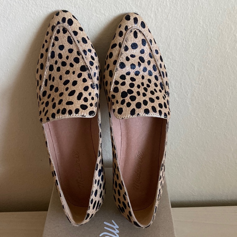 Madewell Frances Skimmer in Dotted Calf Hair